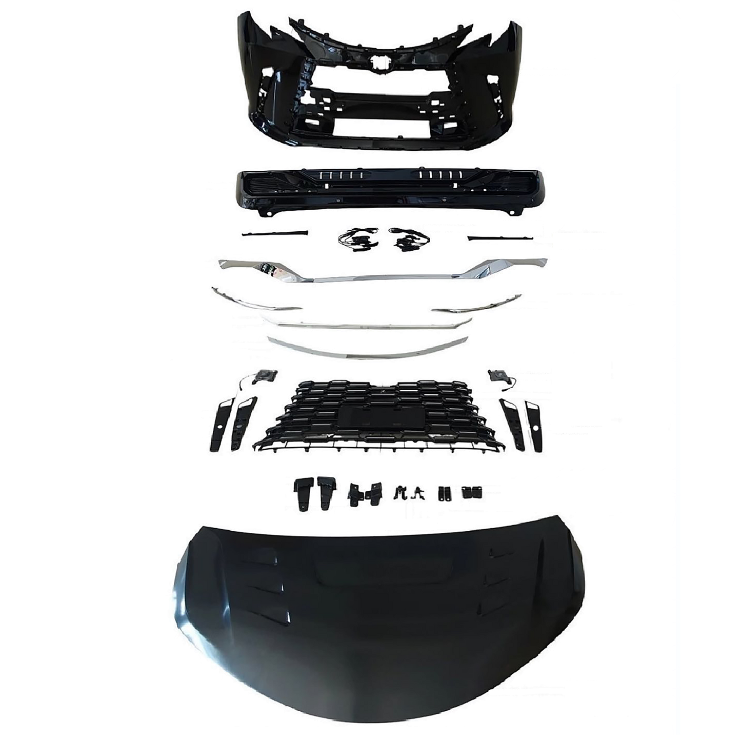 丰田塞纳改 LM300 凯撒包围套件(塞纳黑)(2021-2024 款)