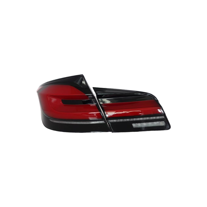 宝马 5 系 F10/F18 改装 G30 风格 LED 背光尾灯(含刹车灯功能)