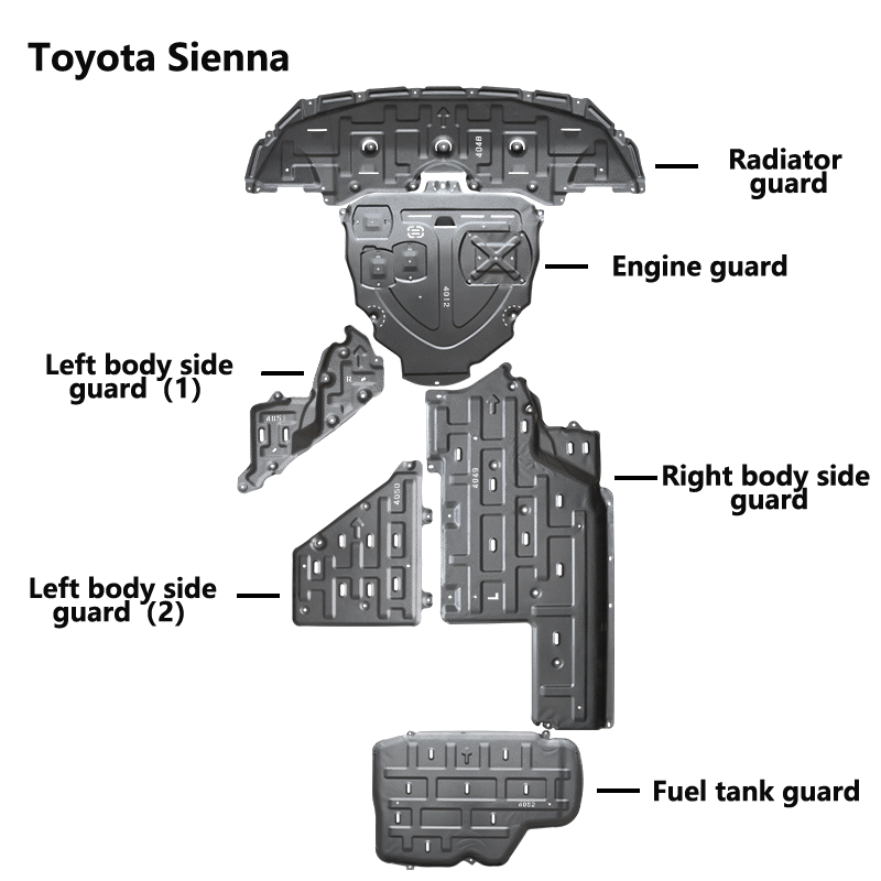 UNDERBODY SHIELD Toyota Sienna