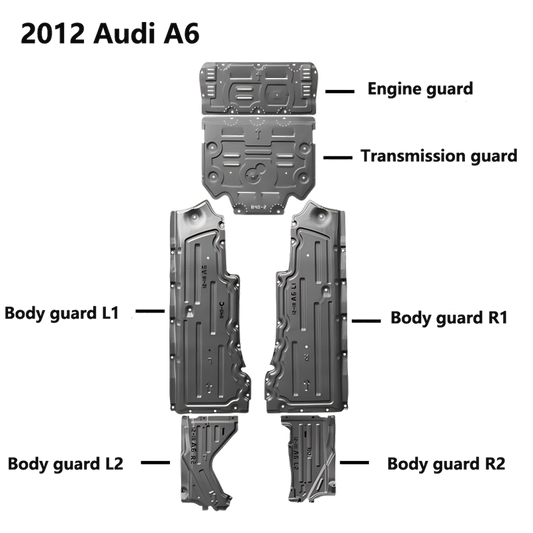 奥迪 A6L C7 底盘防护板