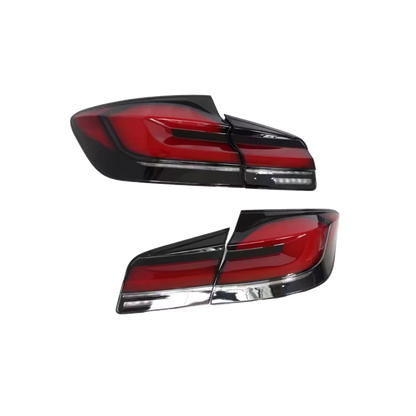 宝马 5 系 F10/F18 改装 G30 风格 LED 背光尾灯（含刹车灯功能）