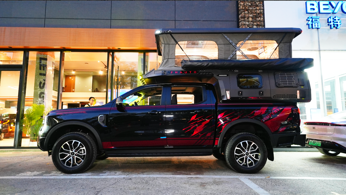 威龙森-PK1000 前锋官旅居车背驮房箱