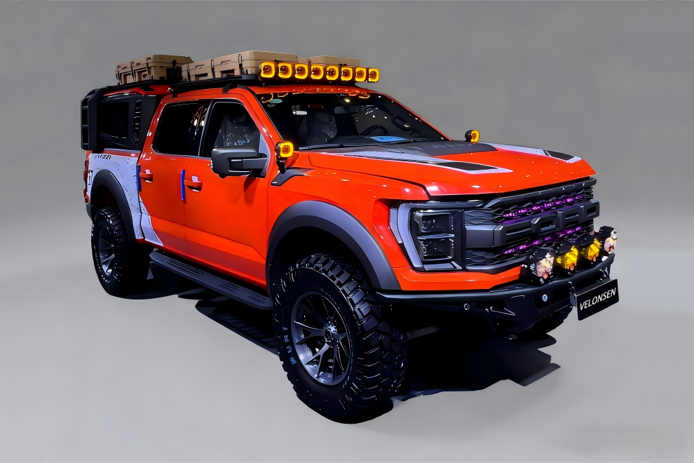 福特猛禽定制版 - 橙红版