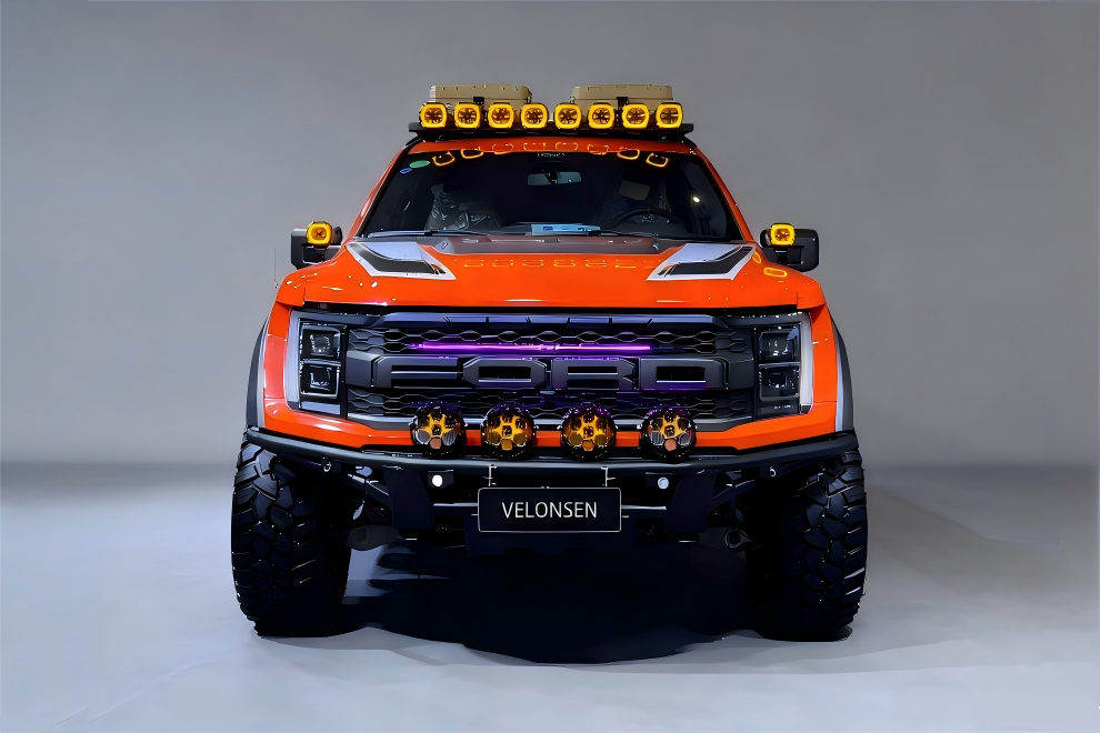 福特猛禽定制版 - 橙红版